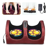 Masajeador Eléctrico de Pies y Pantorrillas con Rodillos Shiatsu, Calor Relajante y Sistema de Temporizador Automático